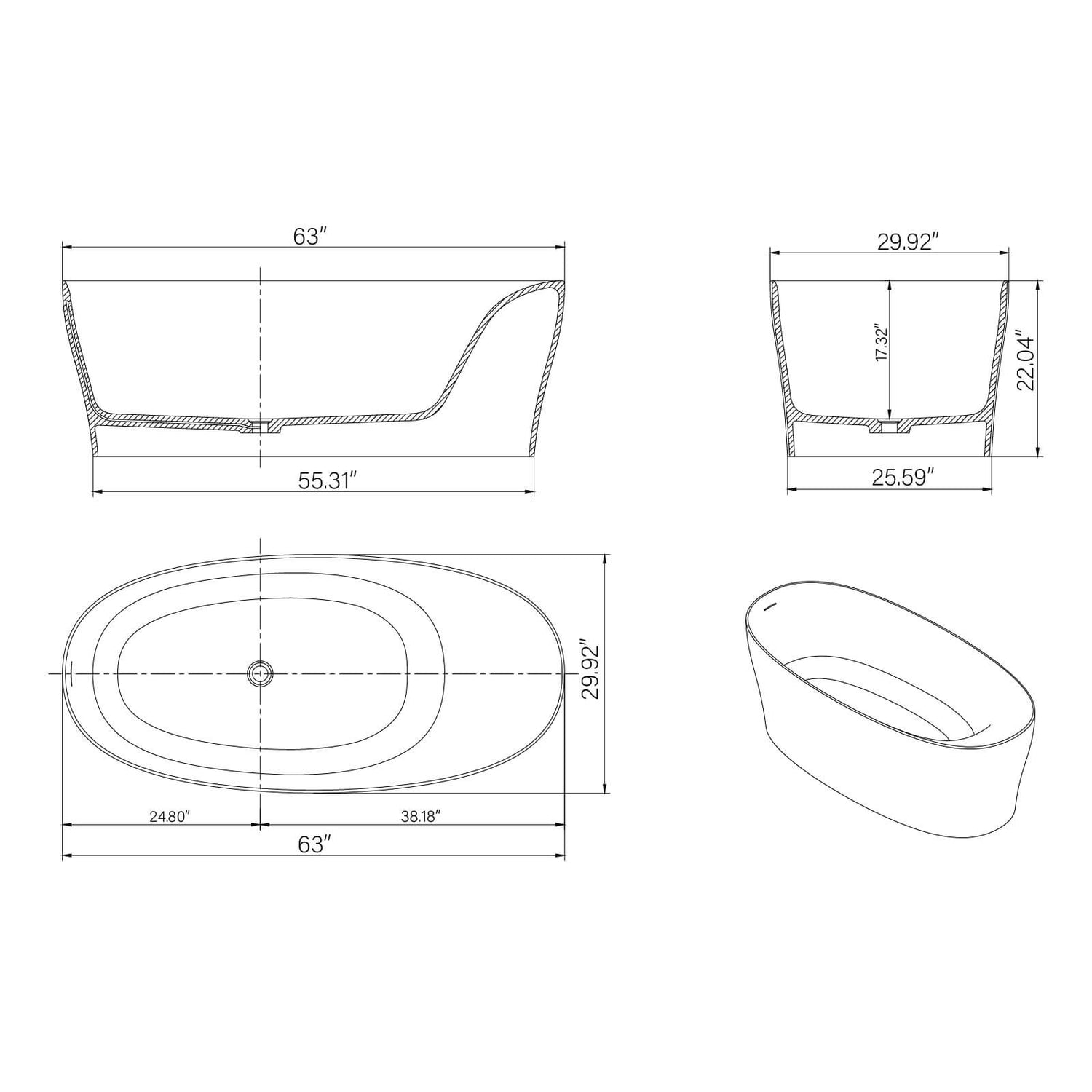 HA1072 63MV dimensions and specifications