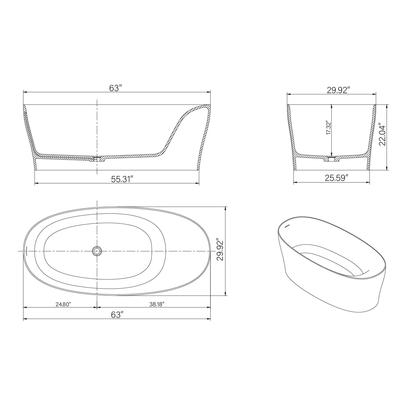 HA1072 63MV dimensions and specifications
