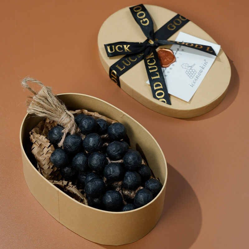 Handmade Black Grape Soap 40 Beads Per String