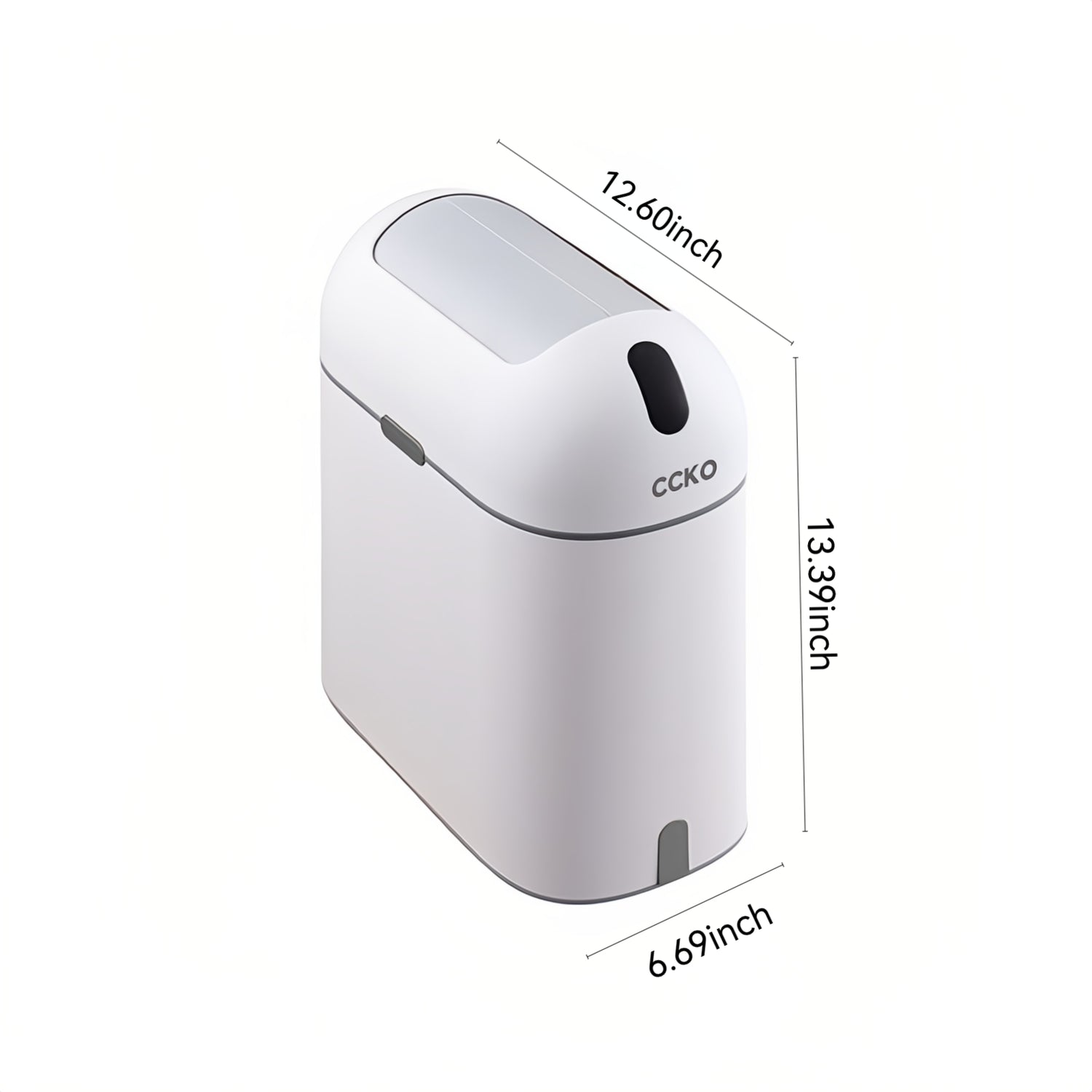 Hands-free trash can for high-traffic areas