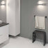 High Strength Black Solid Surface Shower Stool