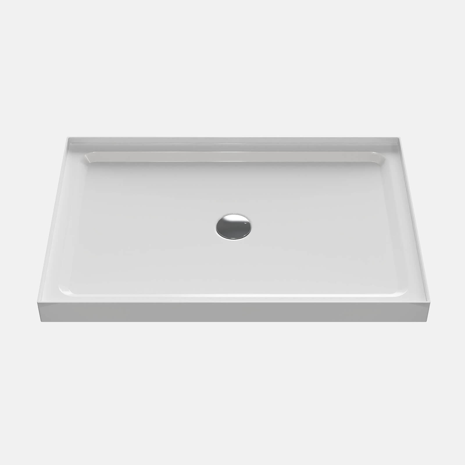 High quality 32x48 acrylic alcove shower pan with corrosion resistant design