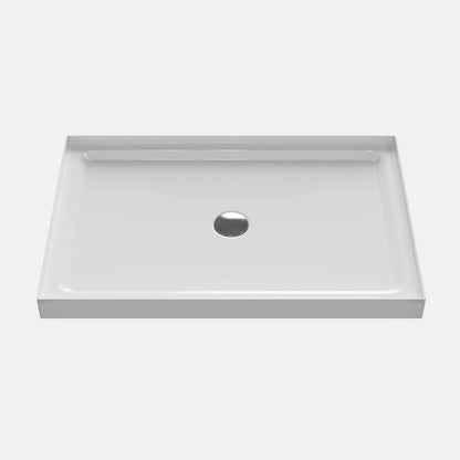 High quality 32x48 acrylic alcove shower pan with corrosion resistant design