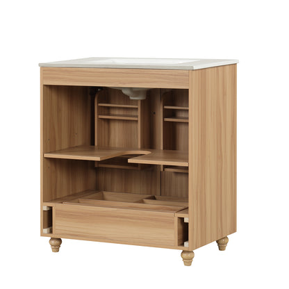 High quality MDF and wood bathroom vanity