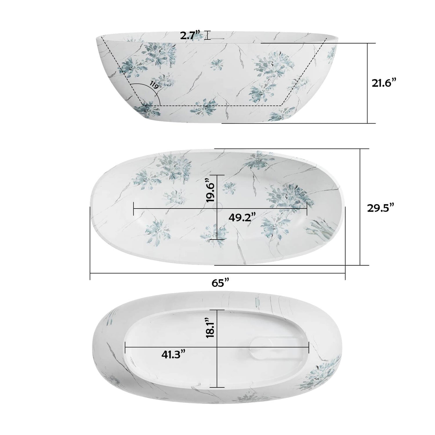 K8 6804W65 Dimensions and Specifications