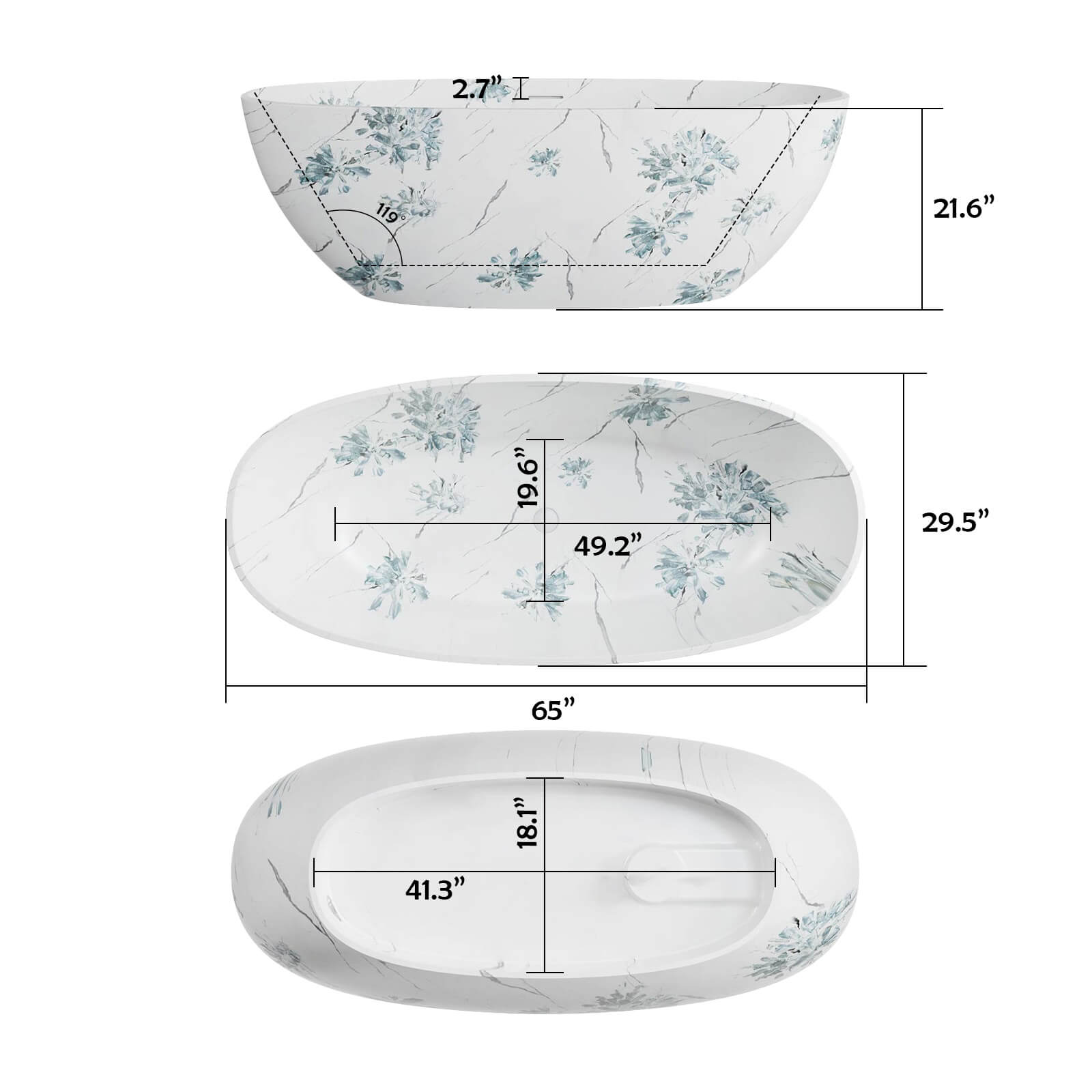 K8 6804W65 Dimensions and Specifications