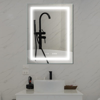 28 x 36 Inch LED Bathroom Mirror with Night light Anti Fog Dimmable Touch Button Slim