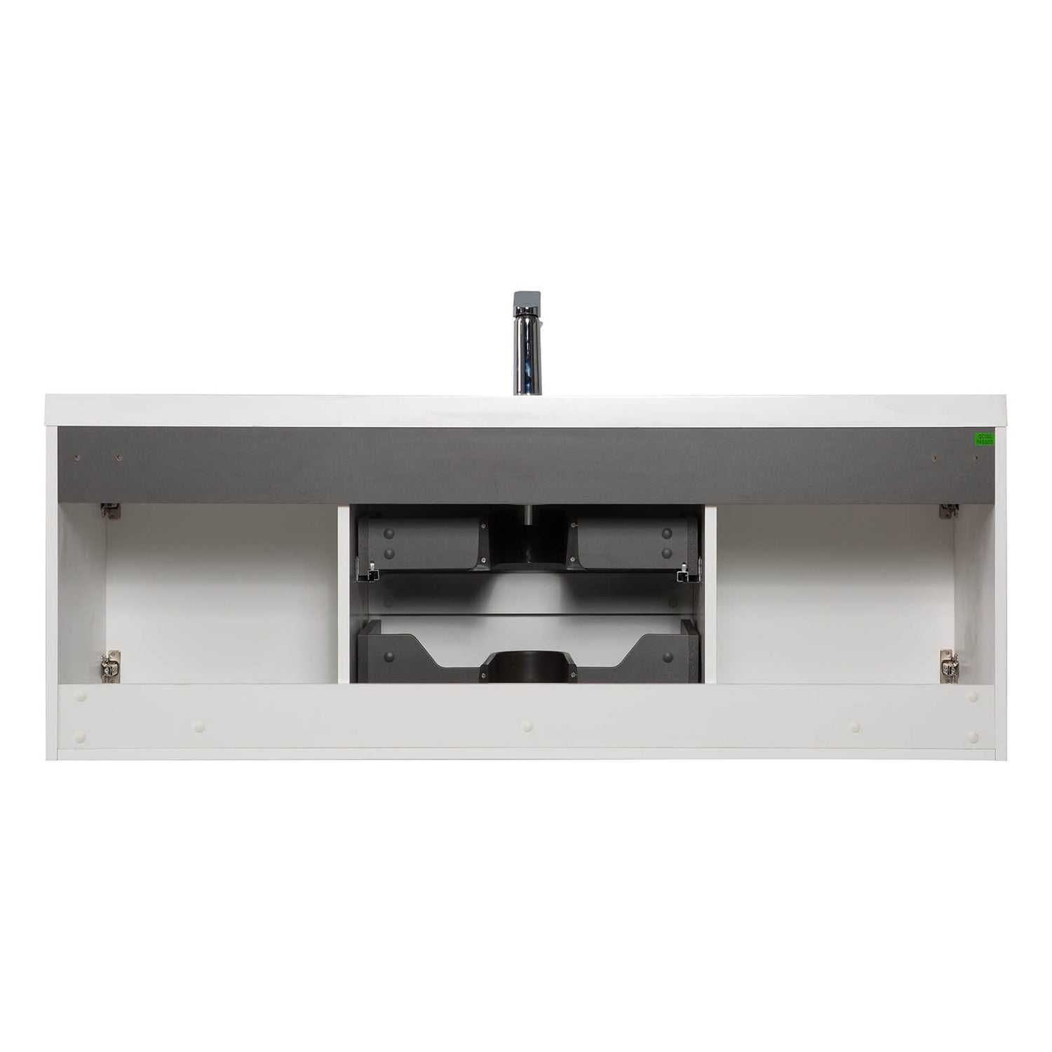 Large countertop vanity for modern bathroom spaces