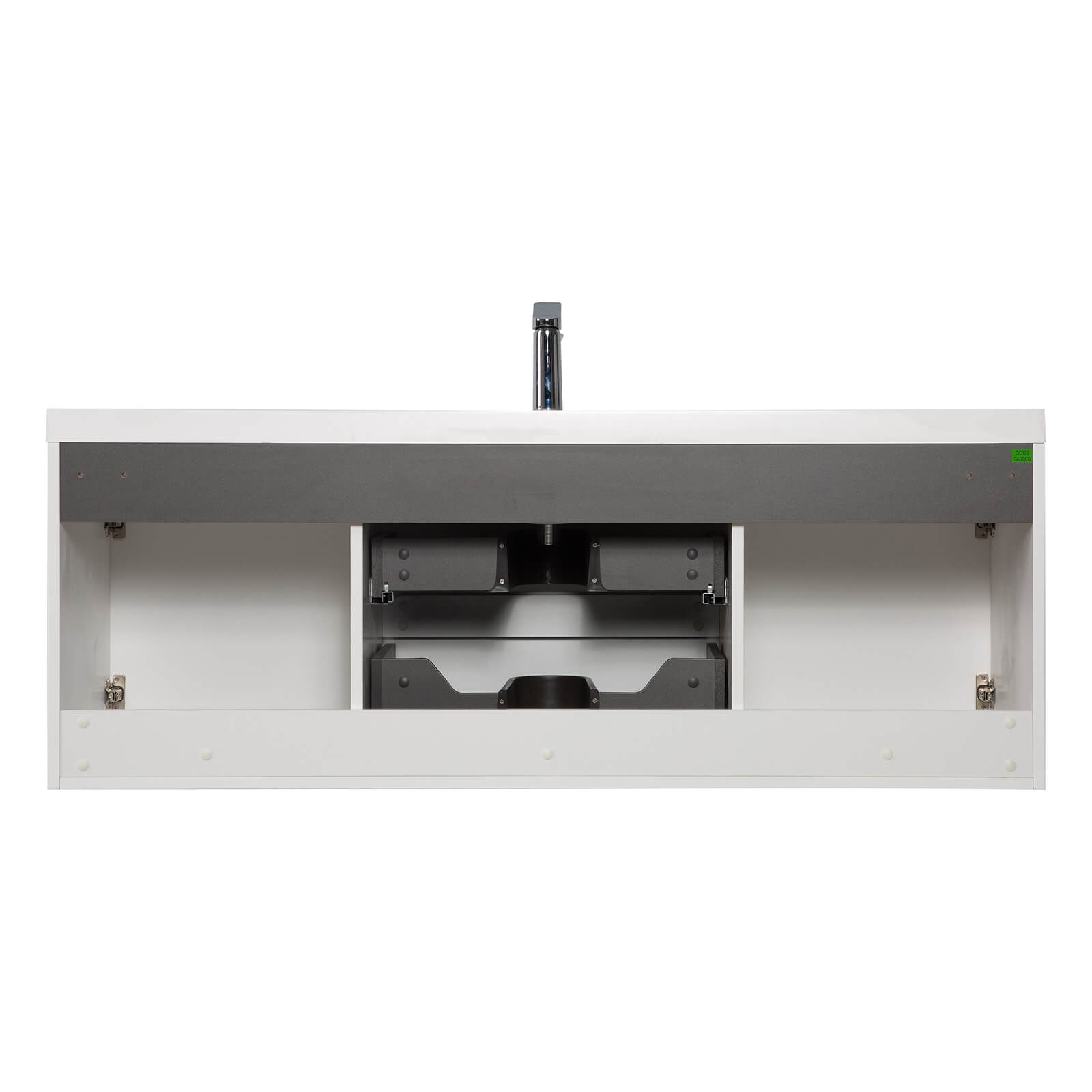 Large countertop vanity for modern bathroom spaces