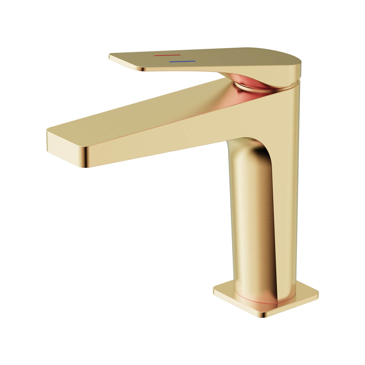 Luxurious gold single hole faucet with eco friendly water saving technology