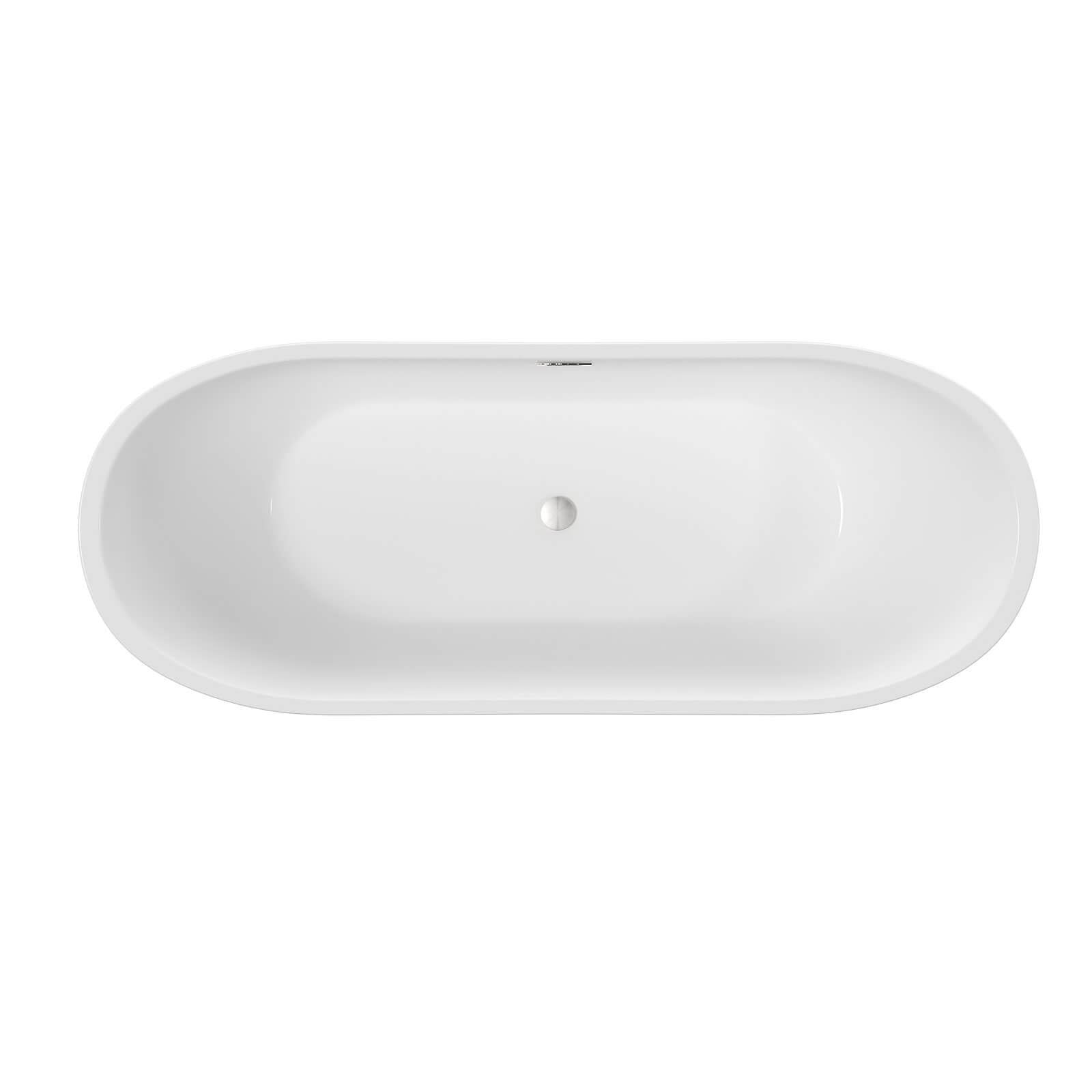 Luxury freestanding acrylic bathtub with unique diamond texture design