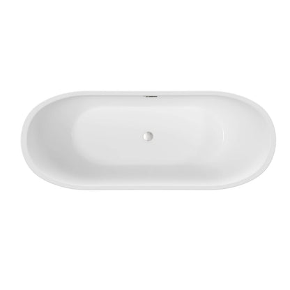 Luxury freestanding acrylic bathtub with unique diamond texture design
