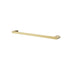 Luxury matte gold bathroom towel rack installed on wall
