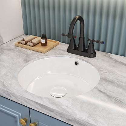 Matte black double lever lavatory faucet for modern bathrooms