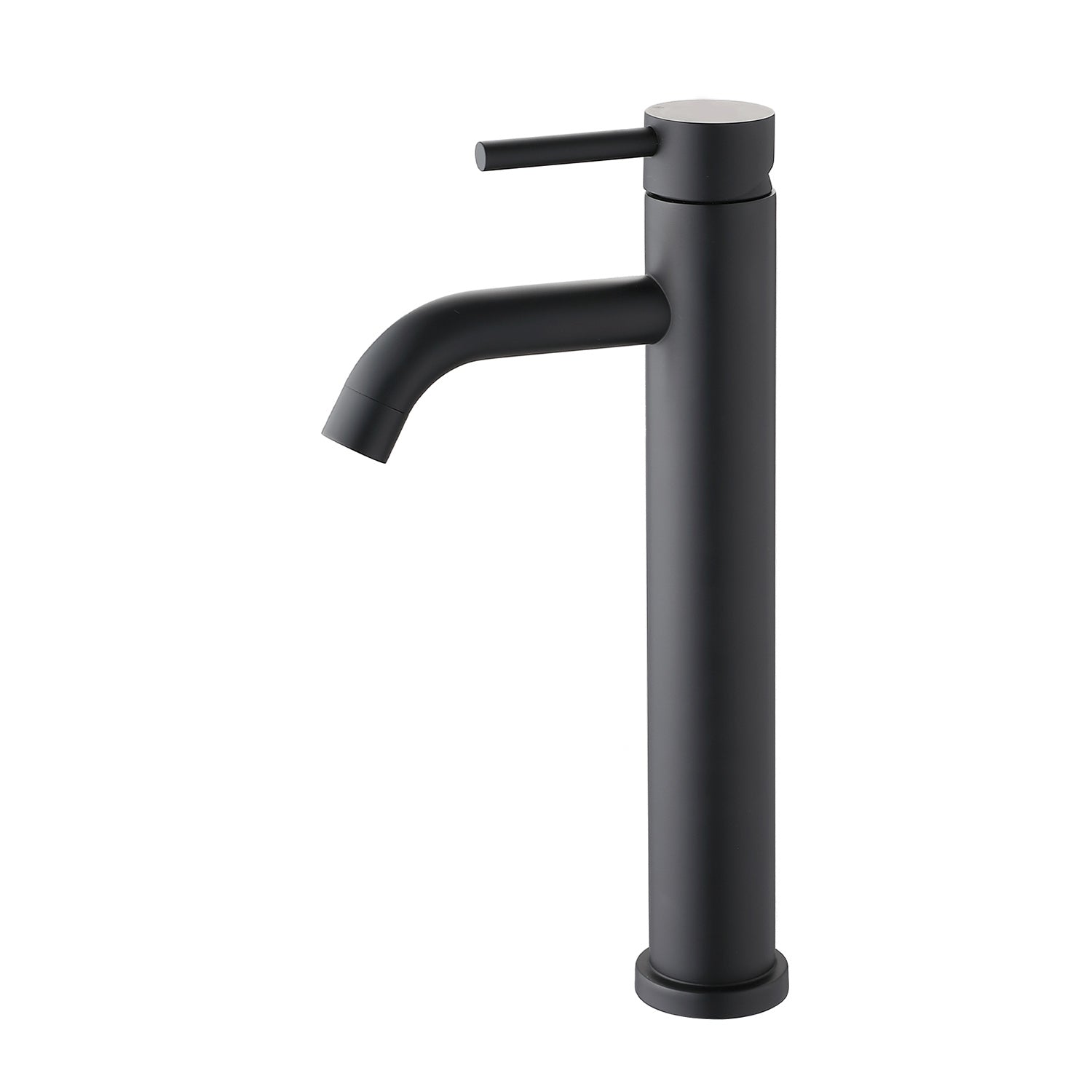 Matte Black Tall single handle single hole Bathroom Faucet