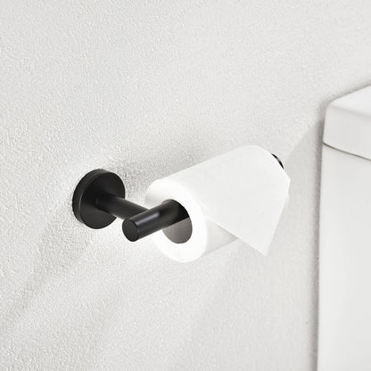 Matte Black bathroom toilet paper holder