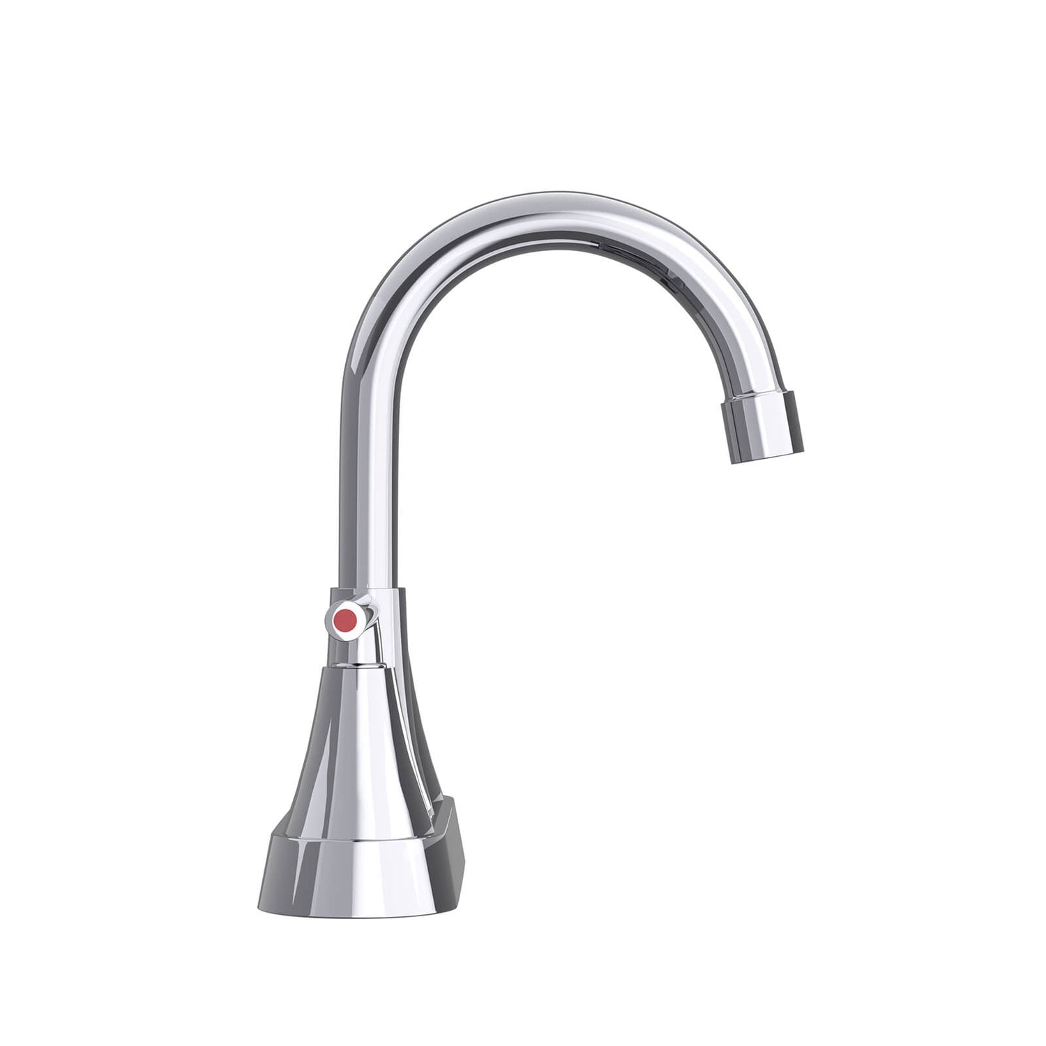 Modern chrome bathroom faucet with rust proof stainless steel build