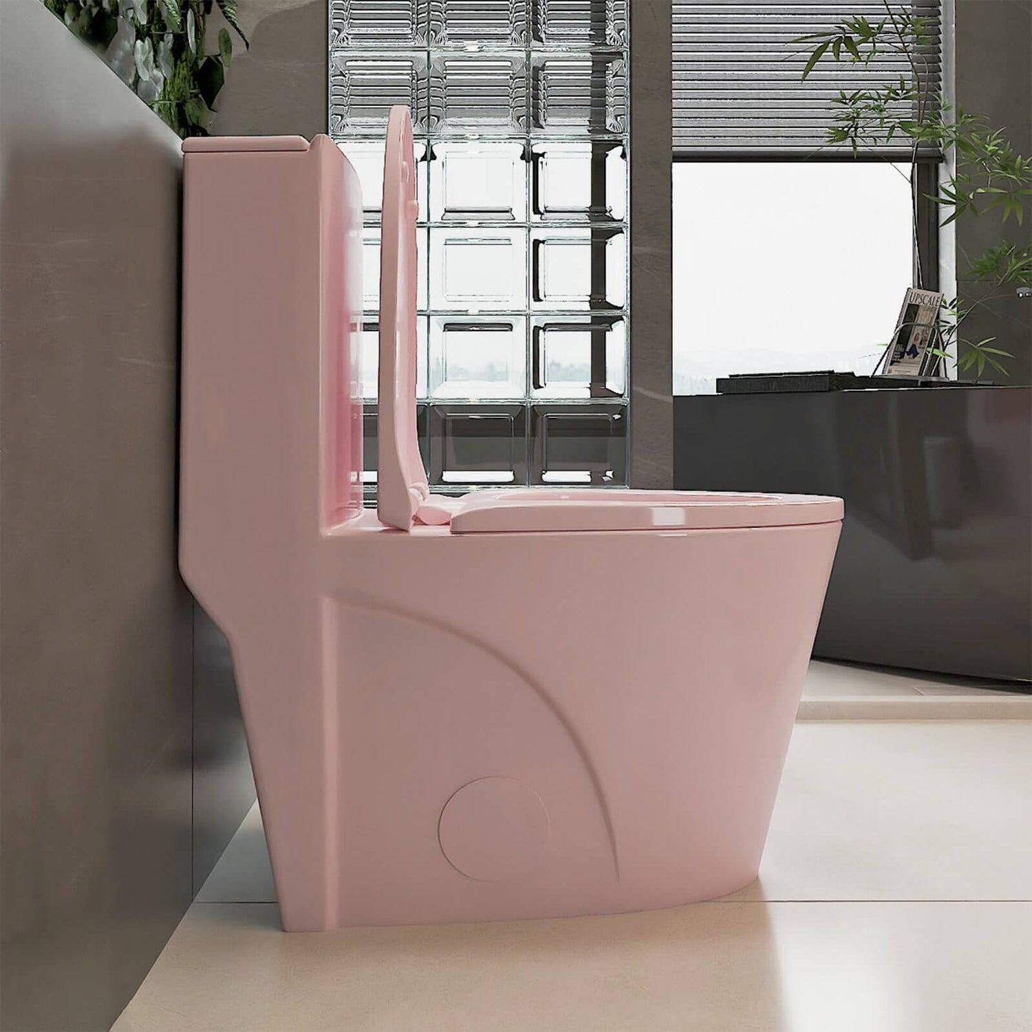 Modern pink dream toilet for personalized bathrooms