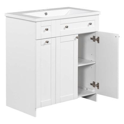 Modern 30-inch vanity perfect for bathroom remodels