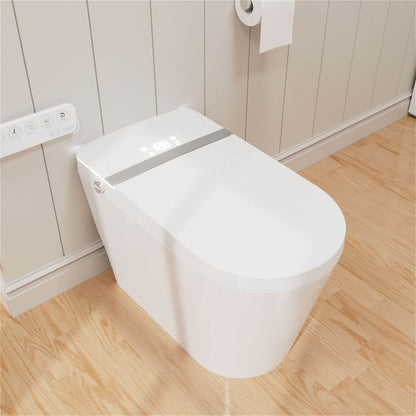 Modern Ambient Light Smart Bidet Toilet with Heated Seat and Auto-flush