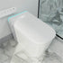 Modern Silent Flushing Smart Bidet Toilet with Built-in Water Tank LED Light Remote Control