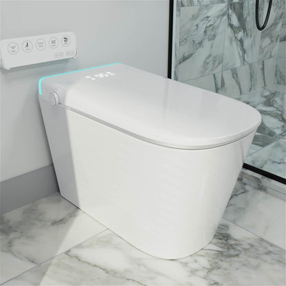 Modern Silent Flushing Smart Bidet Toilet with Built