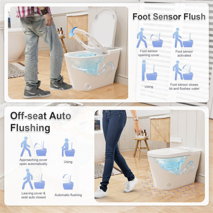 Modern Smart Bidet Toilet with Auto Flushing