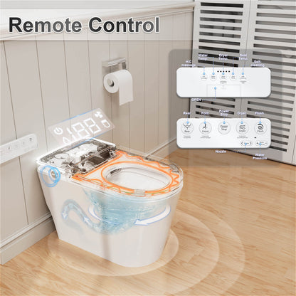 Modern Smart Bidet Toilet with Remote Control