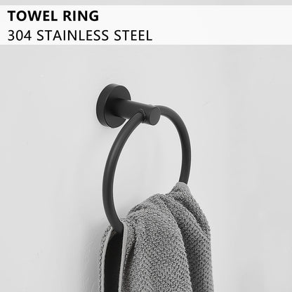 Modern Wall Mounted Bathroom Hardware towel ring