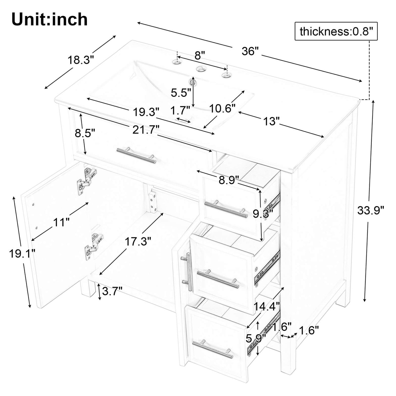 N725GTP198316B overall dimensions