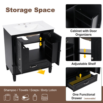 N759GTP218644B bathroom vanity storage function description