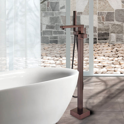 Oil-Rubbed Bronze Freestanding Bathtub Faucet