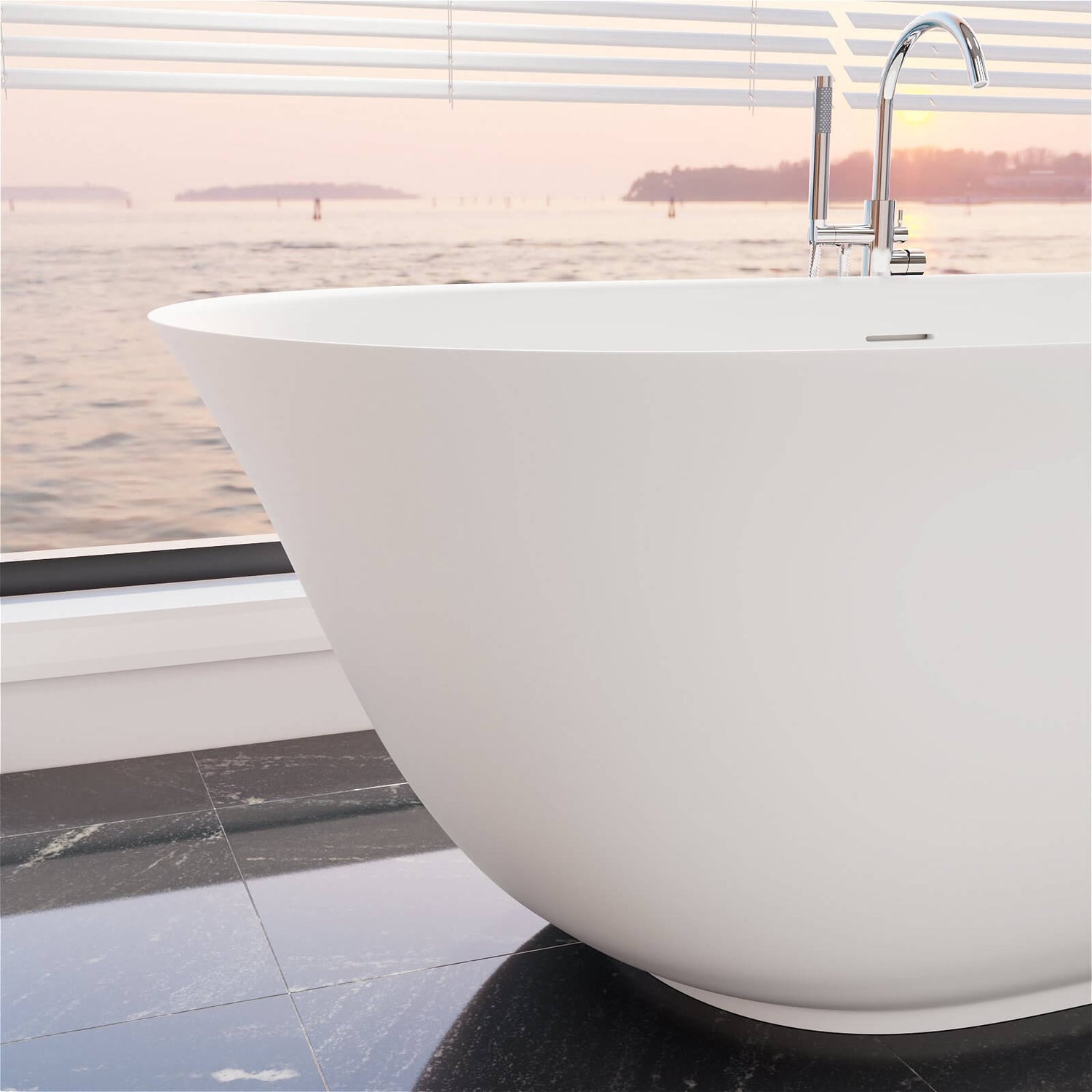 PO1010 65W bathtub back detail