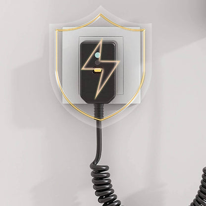 Plug protection for modern grey wall mounted bathroom towel heater
