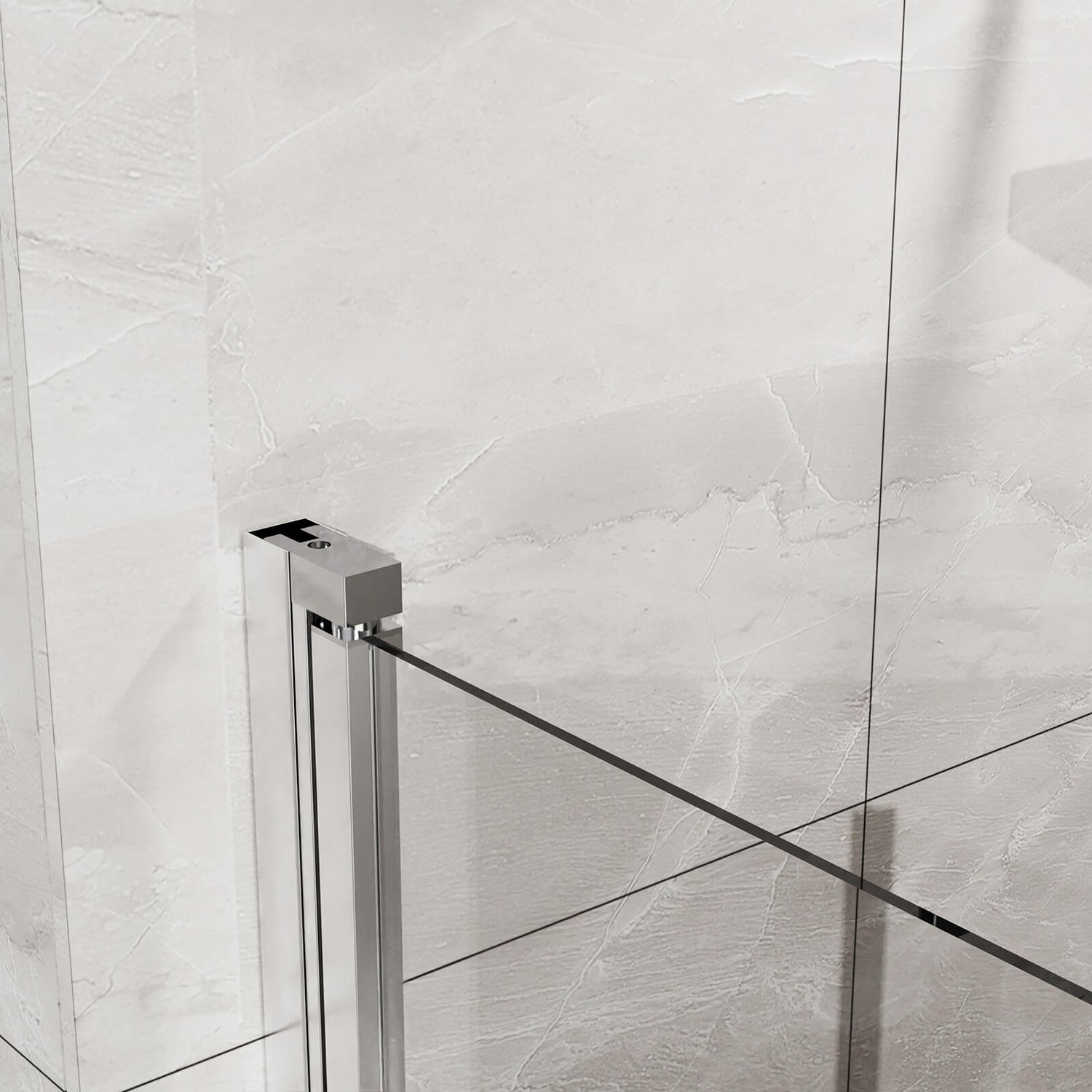 Premium chrome aluminum frame and impact resistant tempered glass for enhanced safety