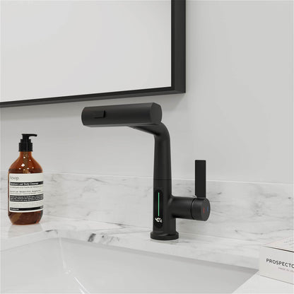Pull out lavatory faucet with 60 cm flexible hose