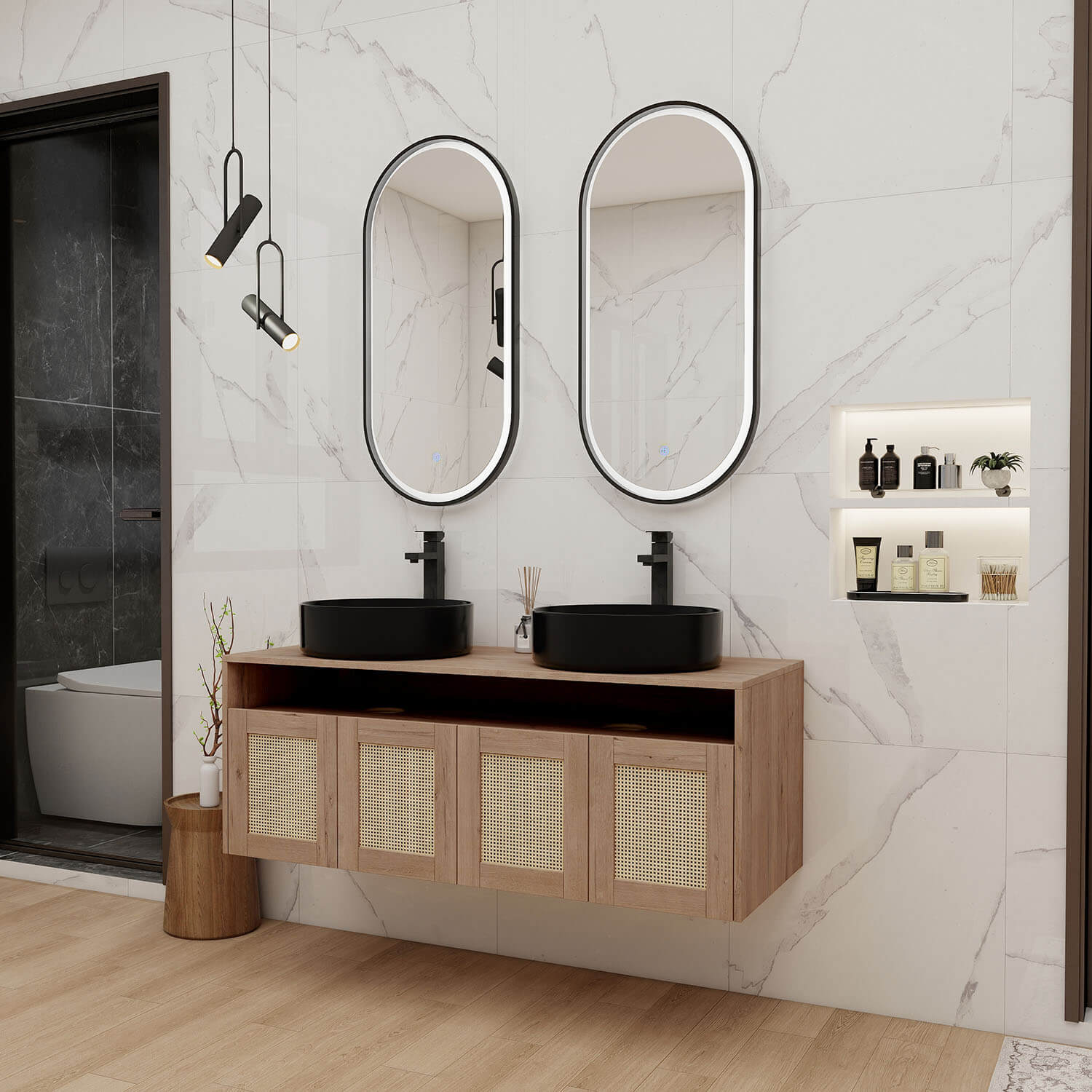 Scene diagram of the Floating Vanity