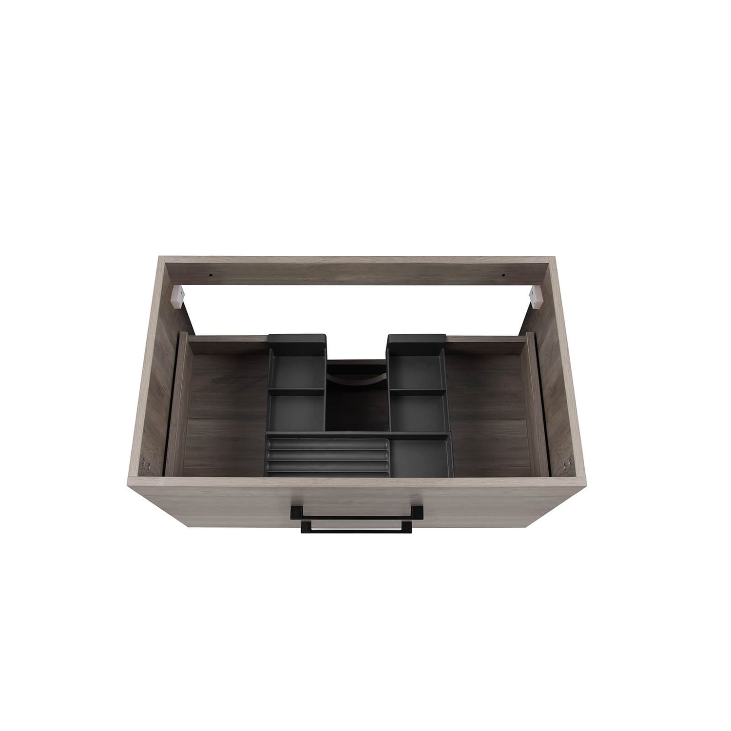 Smart storage solution with hidden drawer compartments