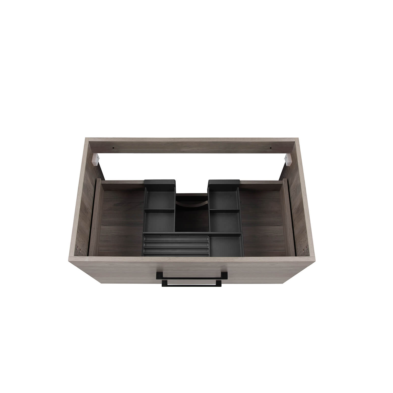 Smart storage solution with hidden drawer compartments