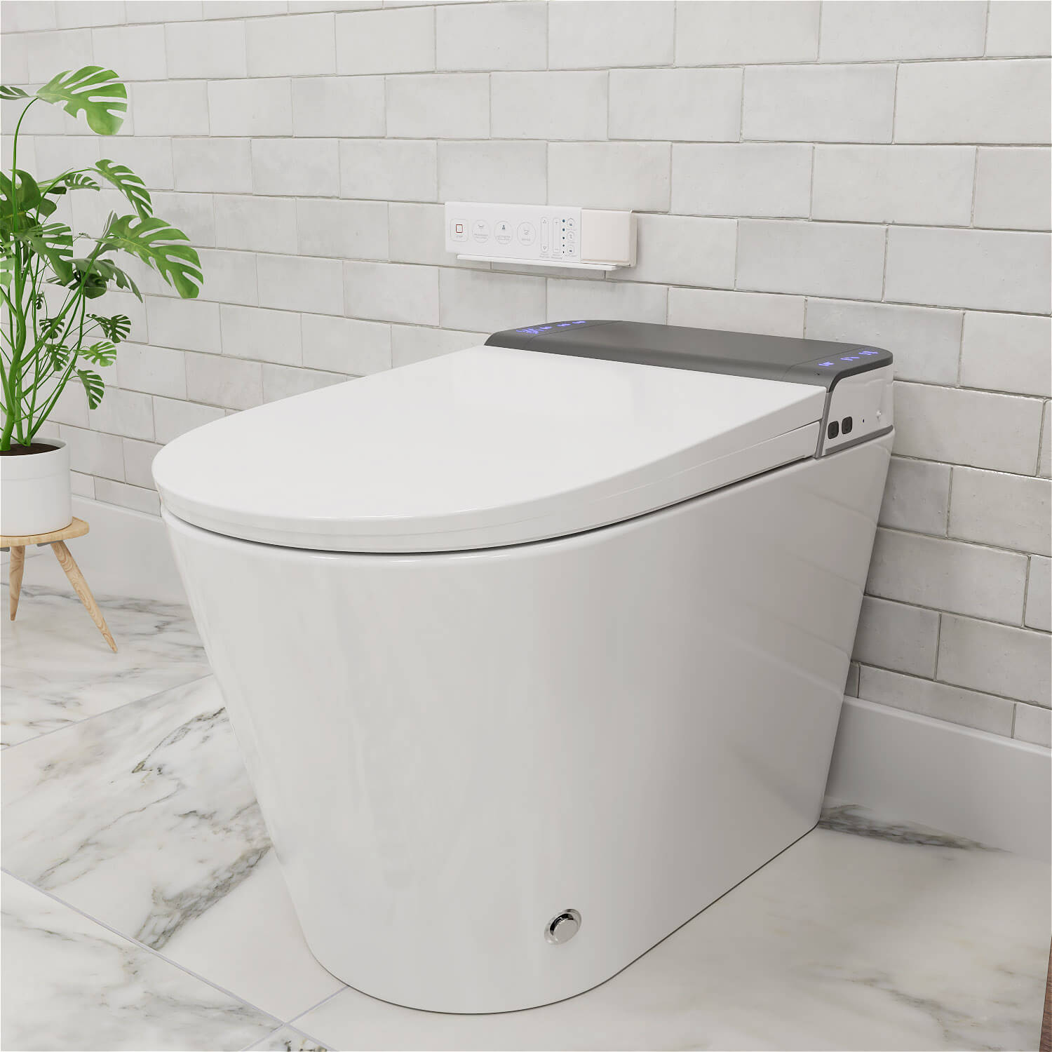 Smart Toilet with Heated Seat