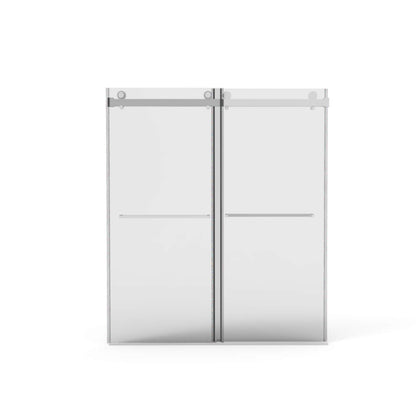 Soft metallic brushed nickel finish detail