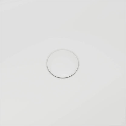Solid surface double ended tub with central drain position