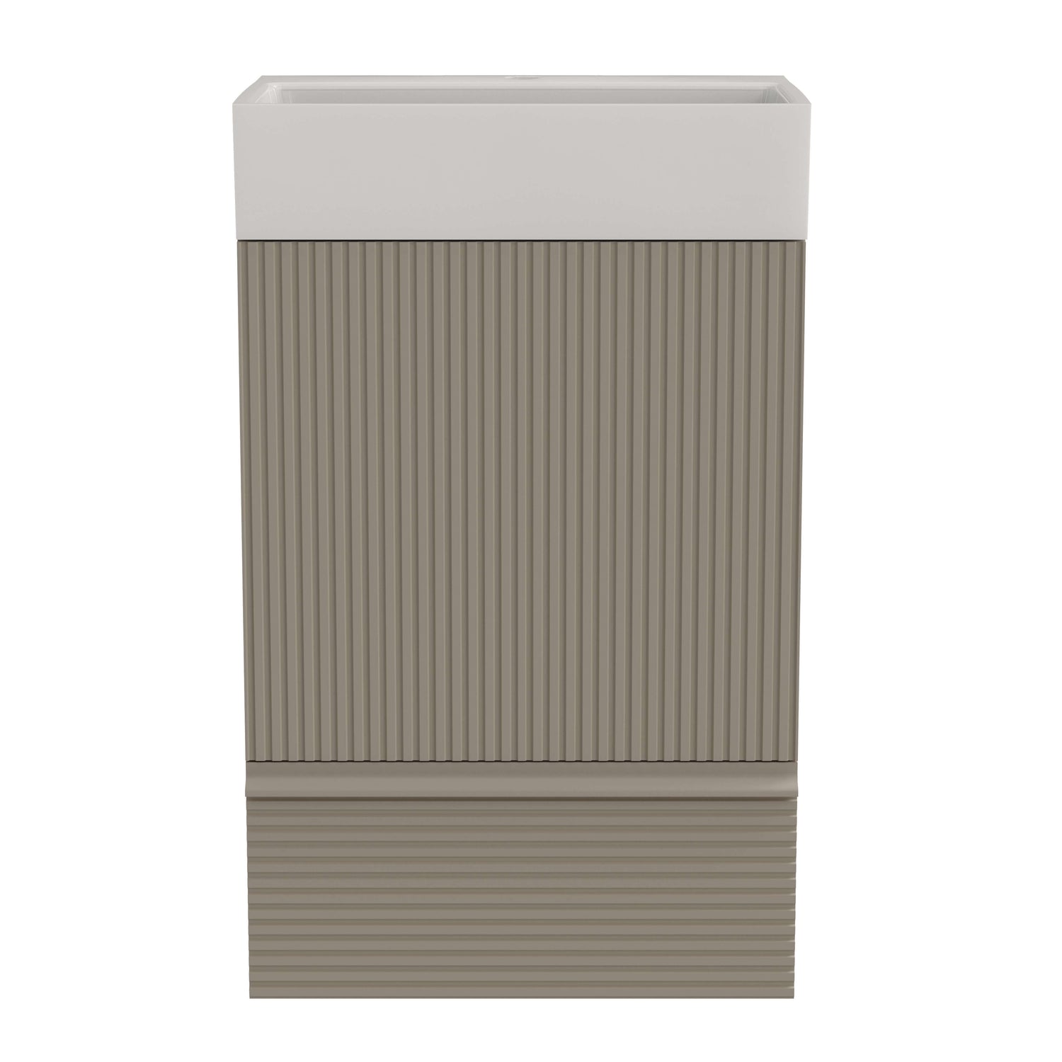 Space saving 20 vanity with eco friendly E1 MDF construction