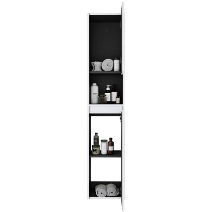 Storage space display of 59 inch Tall Bathroom Wall Cabinet