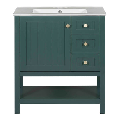 Stylish storage solutions in the freestanding bathroom vanity