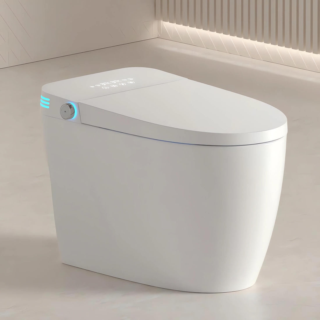 Tankless Smart Toilet with Instant Heating _ White