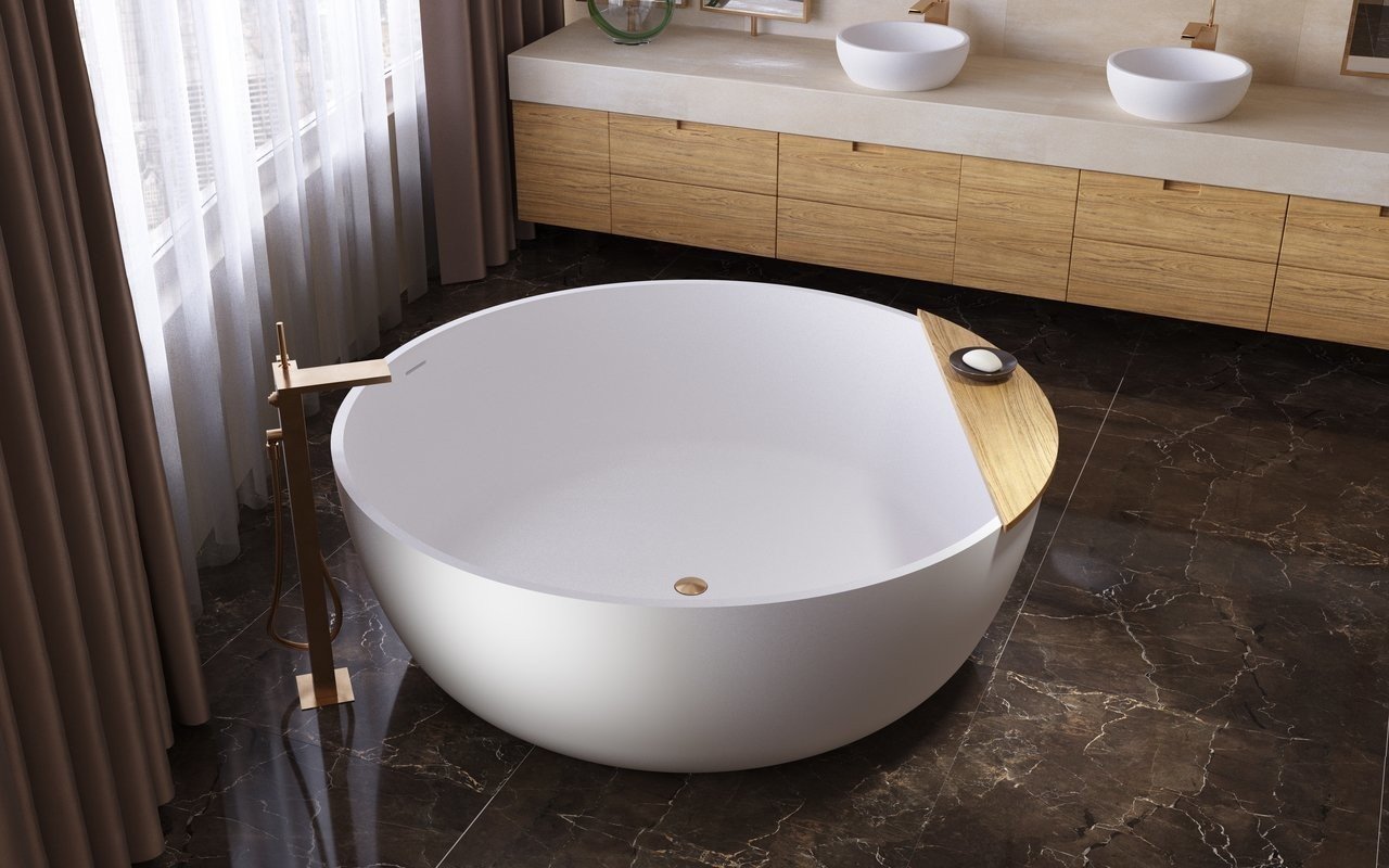 The ultimate luxurious round bathtub