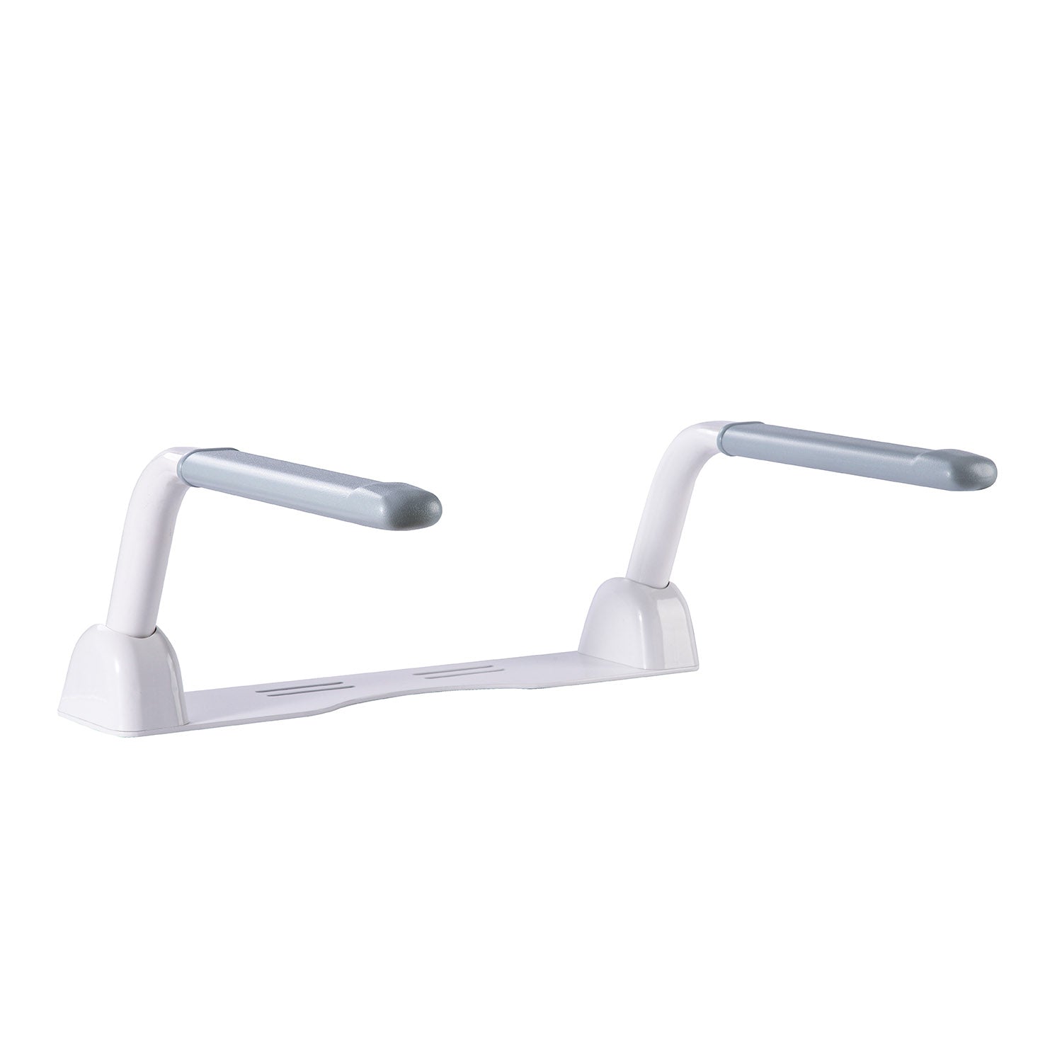 Toilet safety support rails for safe sitting and standing assistance