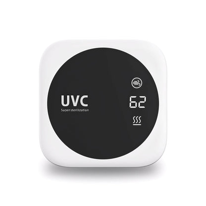 Toothbrush holder with UV disinfection and drying technology