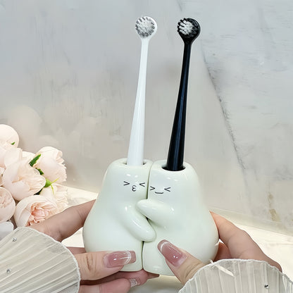 Cute toothbrush holder for sweet couples
